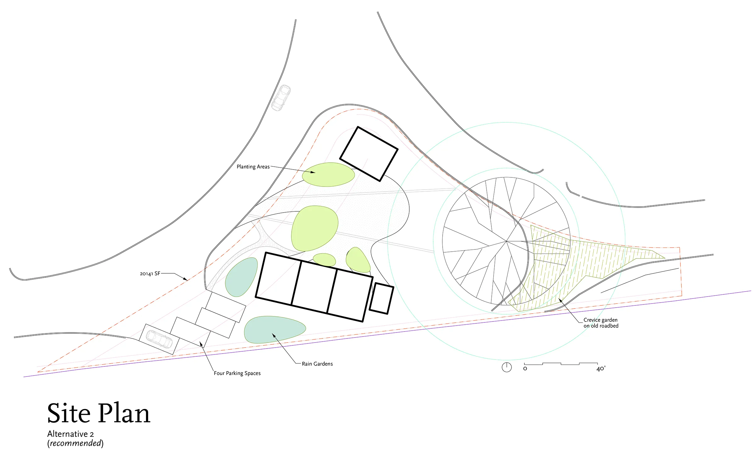cottage court site plan